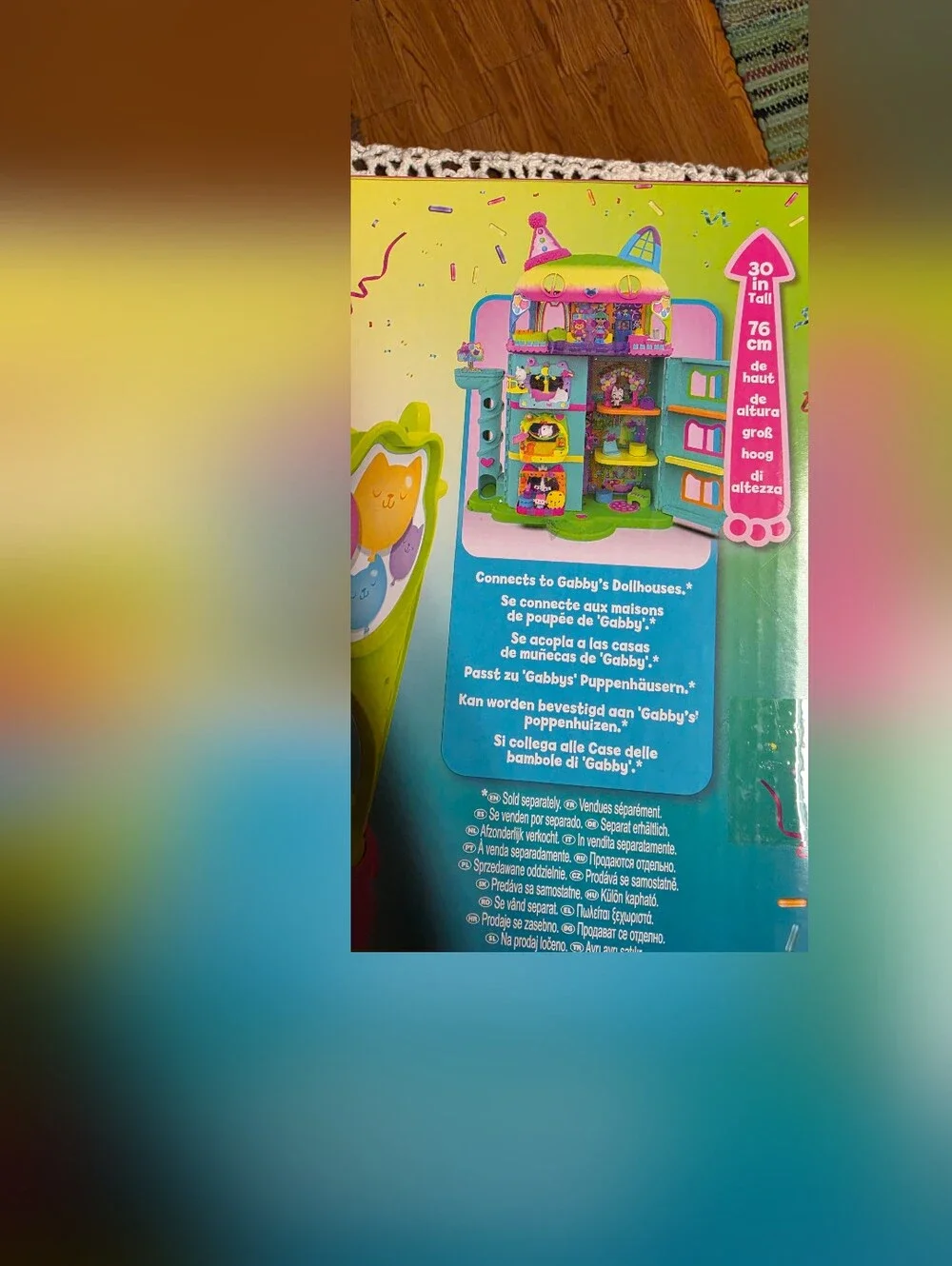 Gabby's Party Room Playset NIB - Pink & Purple